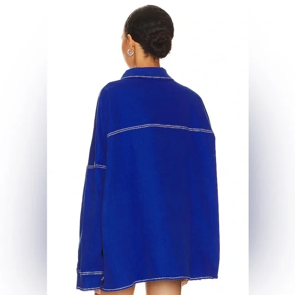 BY.DYLN Cooper Jacket in Cobalt - Picture 4 of 5